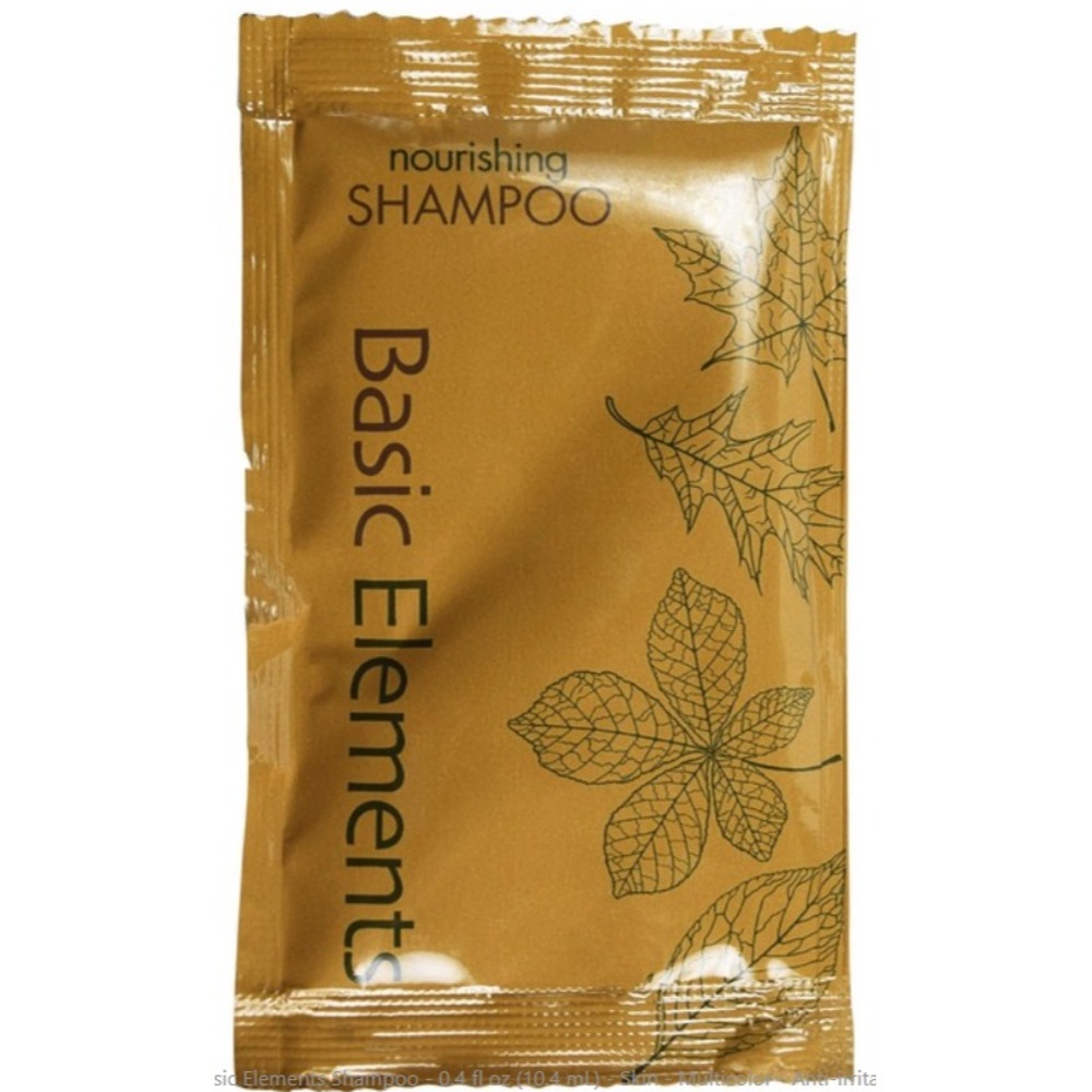 Basic Elements Nourish Conditioning Shampoo 0.35 oz Travel Size 500 PACKETS LOT!